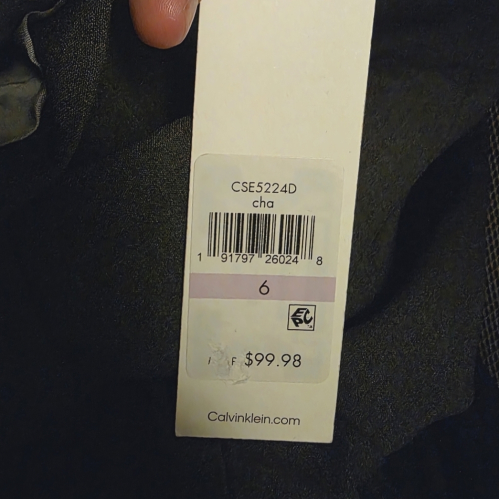 Calvin Klein Women's Gray Blazer Sz 6 - Picture 5 of 6